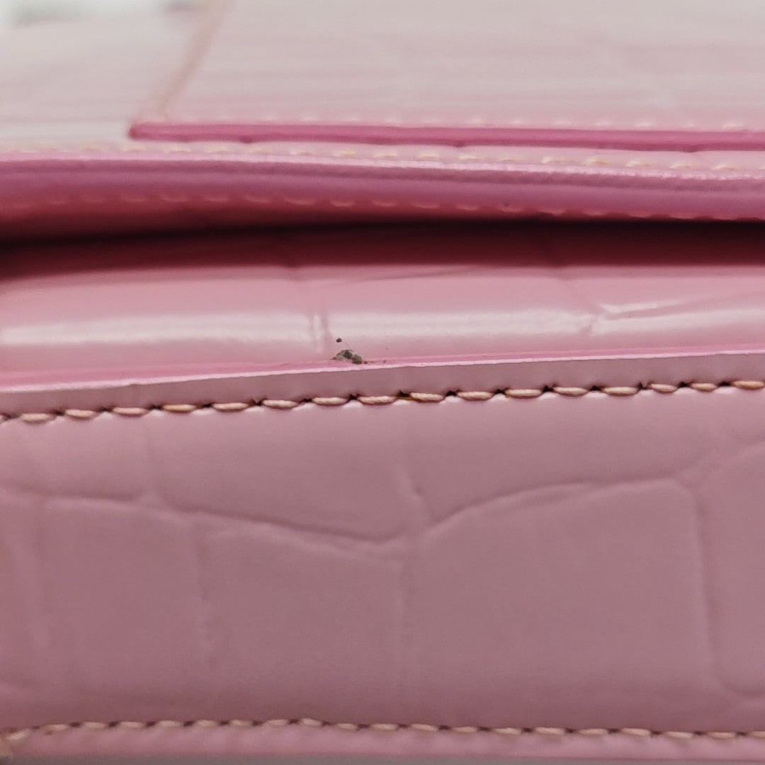 Calfskin Shoulder Bag Pink