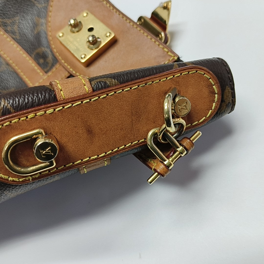 DUFFLE Monogram Coated Canvas Brown