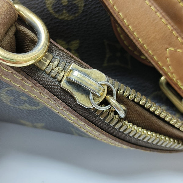 PALERMO PM Monogram Coated Canvas Brown