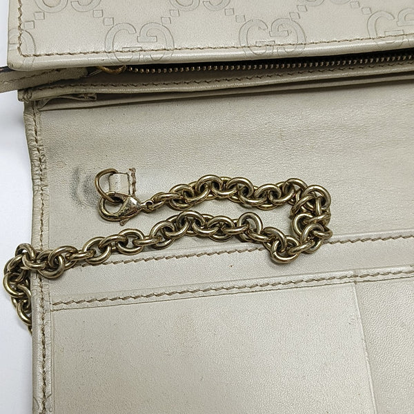 Monogram Calfskin Top Handle Bag Beige