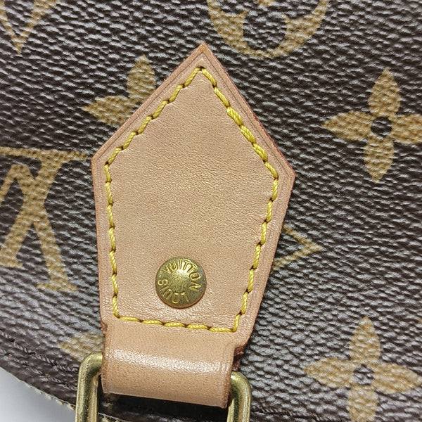ALMA BB Monogram Coated Canvas Brown