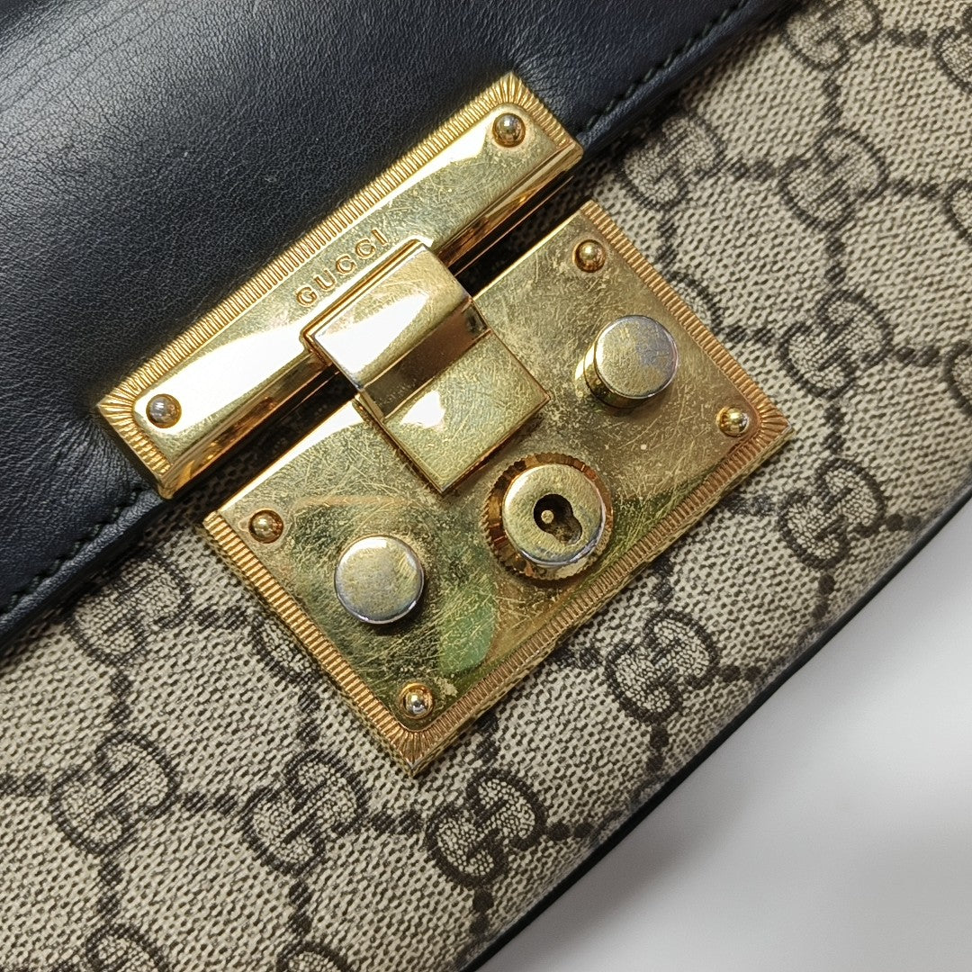 Padlock Small Monogram Coated Canvas Multicolor