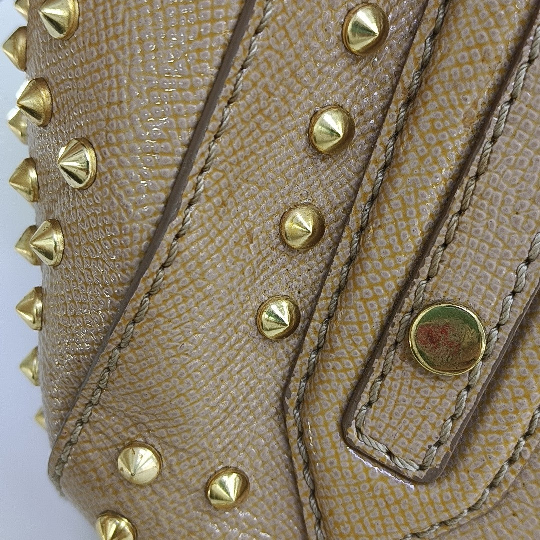 Calfskin Shoulder Bag Brown
