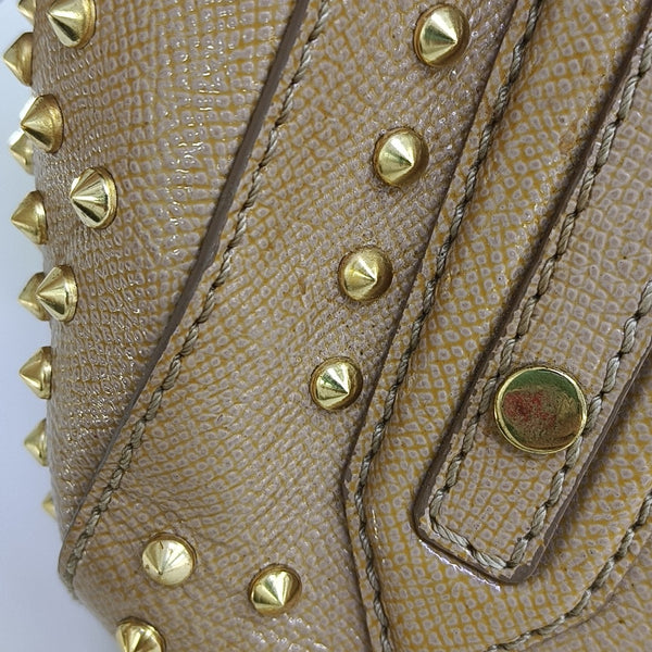 Calfskin Shoulder Bag Brown