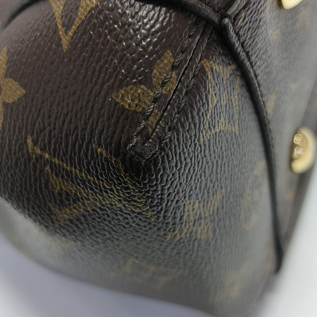 MONTAIGNE Monogram Coated Canvas Brown