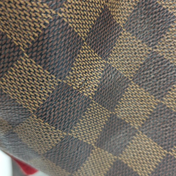 KNIGHTSBRIDGE Damier Ebene Coated Canvas Brown