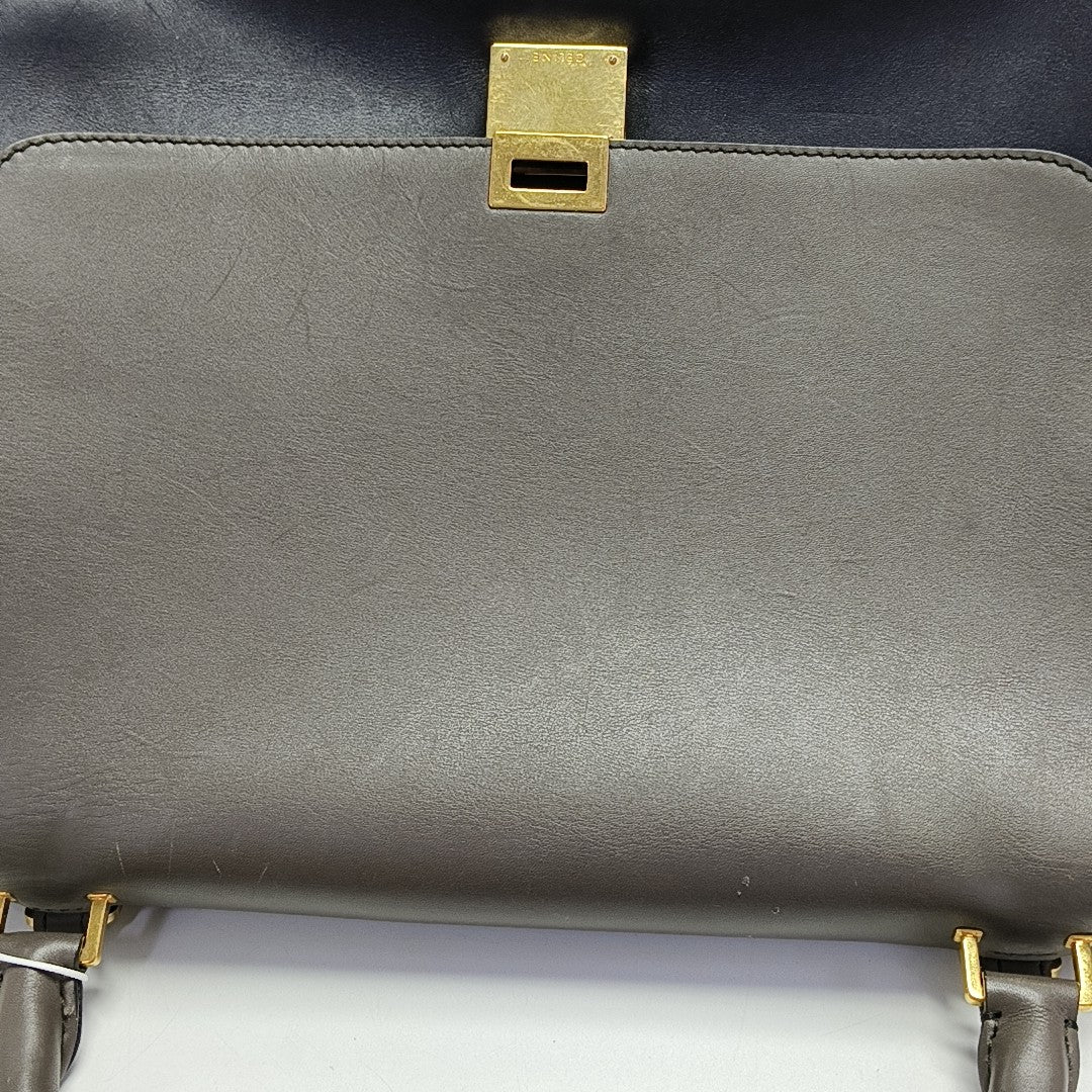 TRAPEZE Medium Calfskin Multicolor