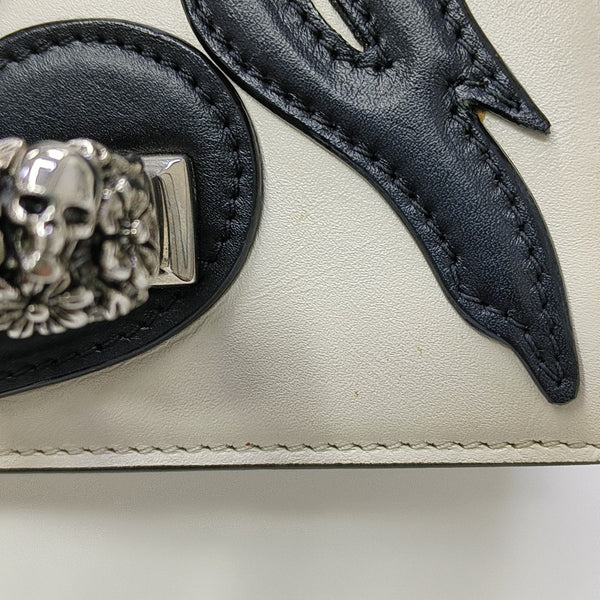 Calfskin Shoulder Bag White