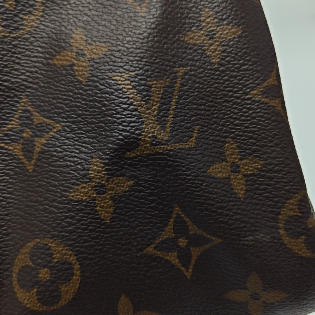 SPEEDY 25 Monogram Coated Canvas Brown