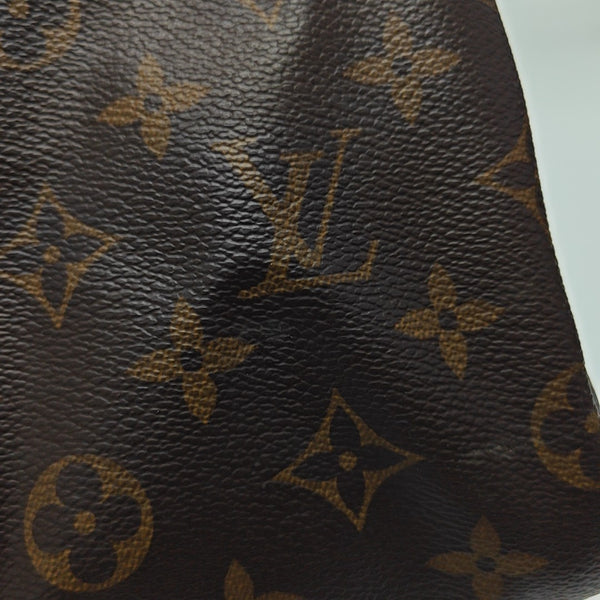 SPEEDY 25 Monogram Coated Canvas Brown