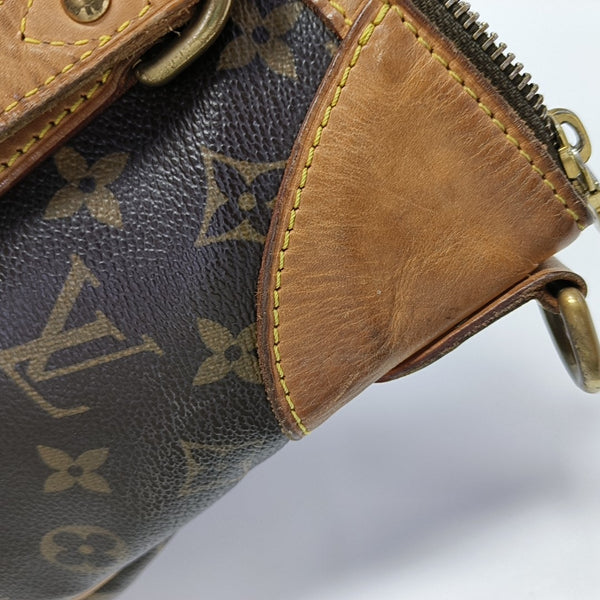 ODEON Monogram Coated Canvas Brown