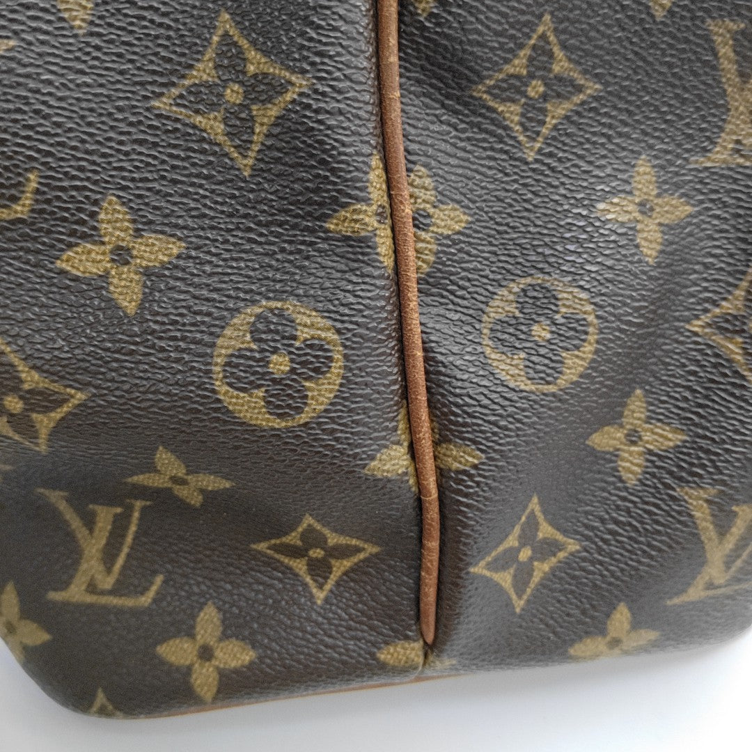 PALERMO PM Monogram Coated Canvas Brown