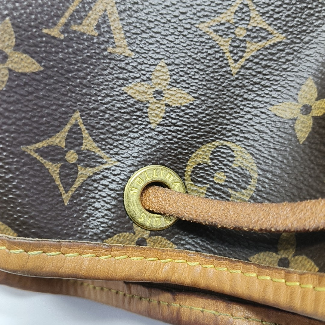 NOÉ BB Monogram Coated Canvas Brown