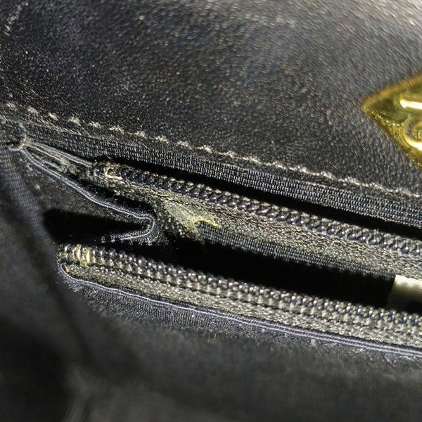 Calfskin Shoulder Bag Black
