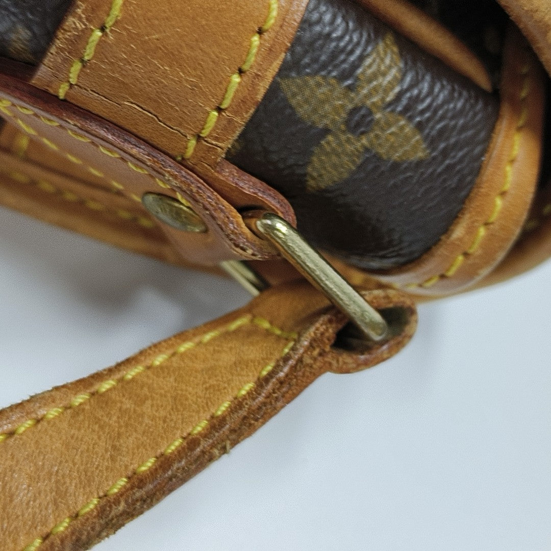 SOLOGNE PM Monogram Coated Canvas Brown