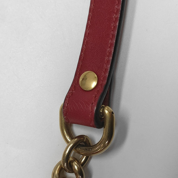 GG Marmont Medium Quilted Velvet Red
