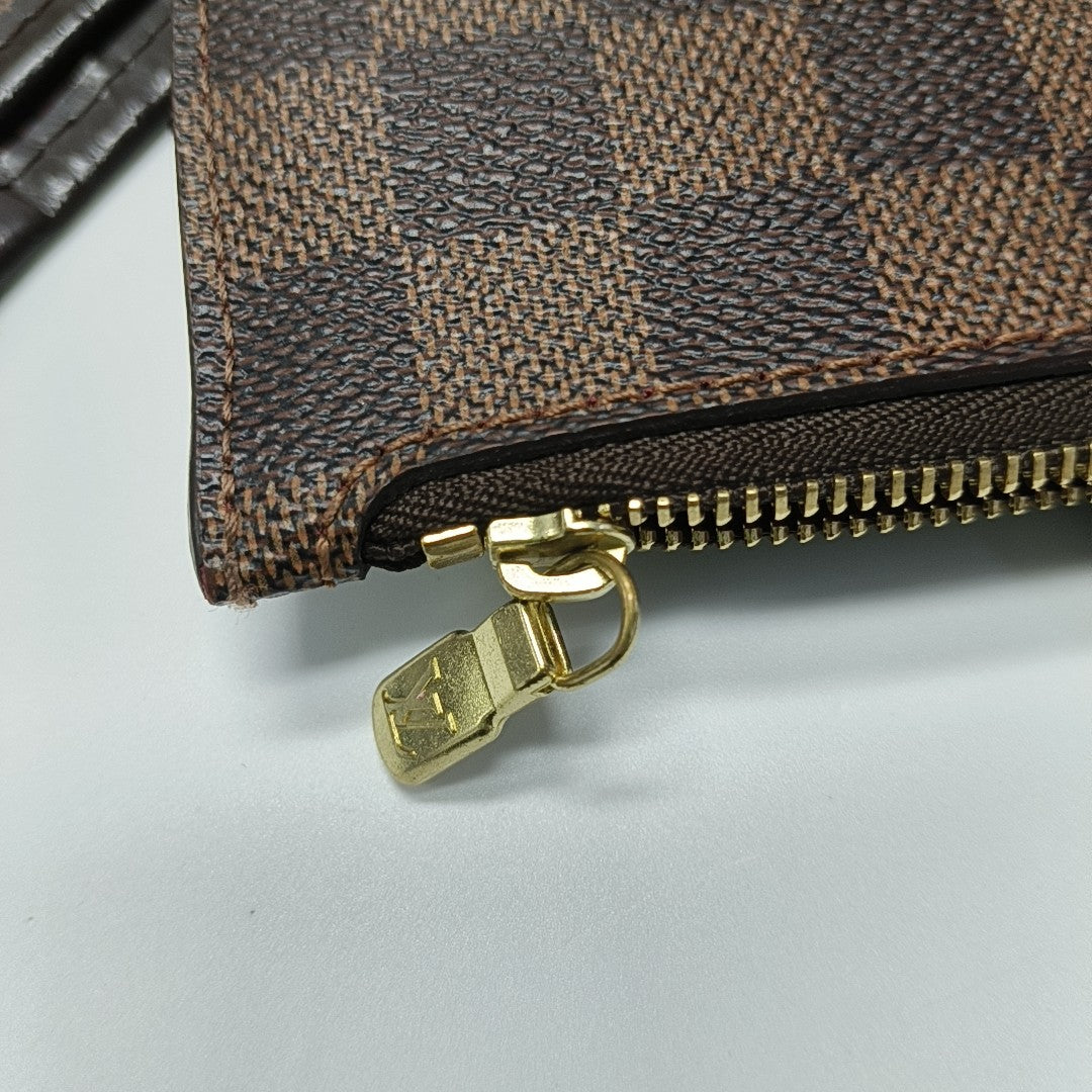 NEVERFULL MM Damier Ebene Coated Canvas Brown