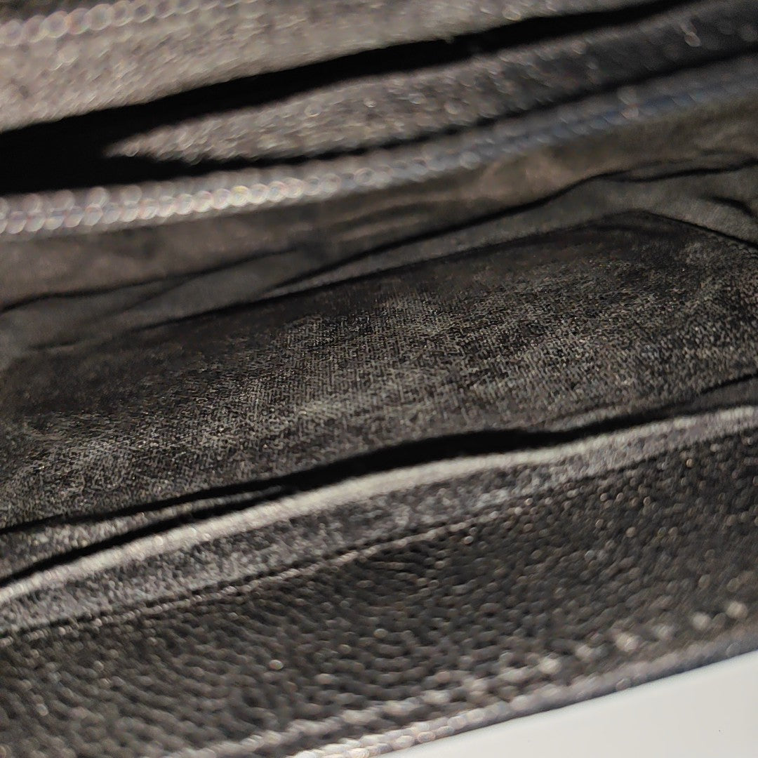 Calfskin Shoulder Bag Black