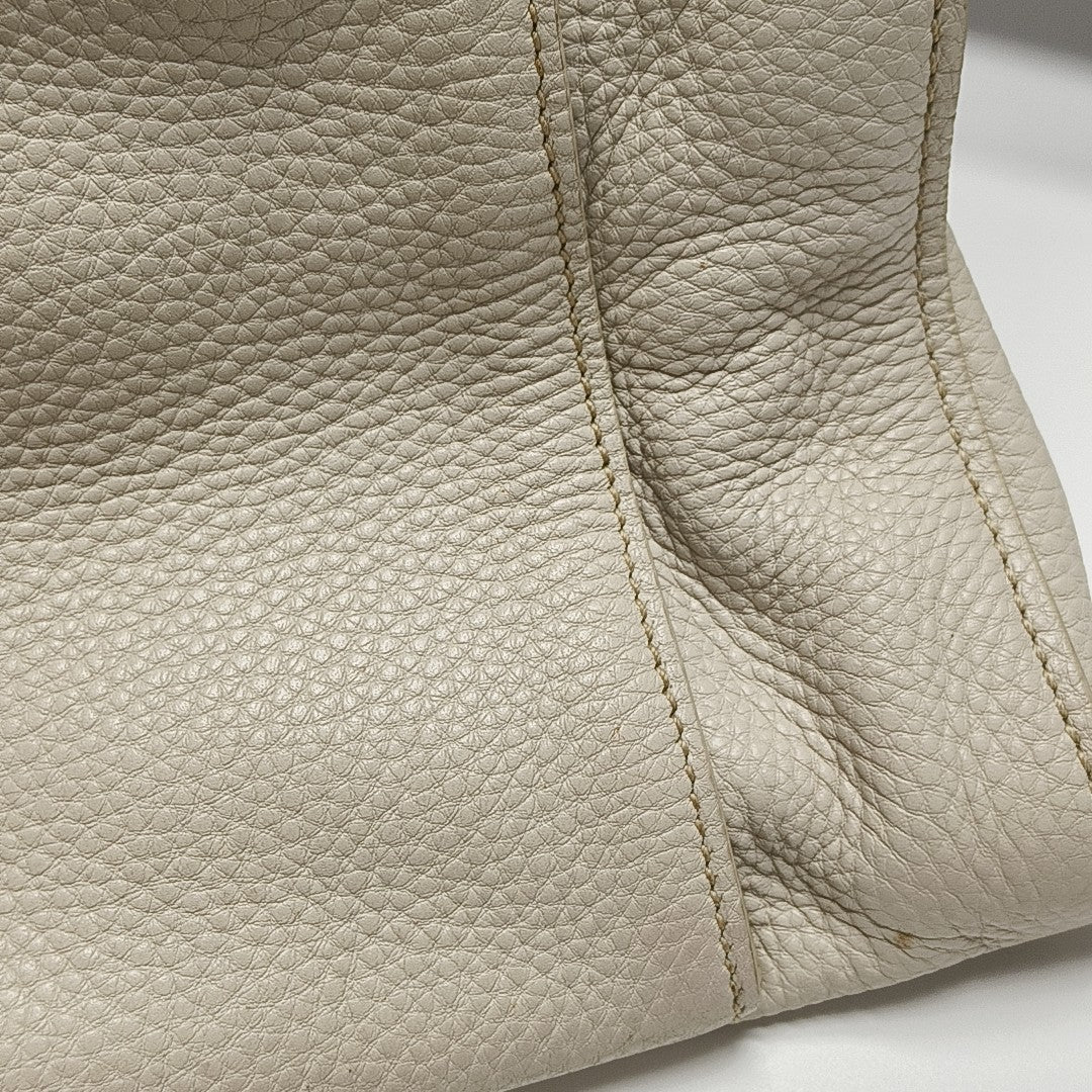 Calfskin Tote Bag White