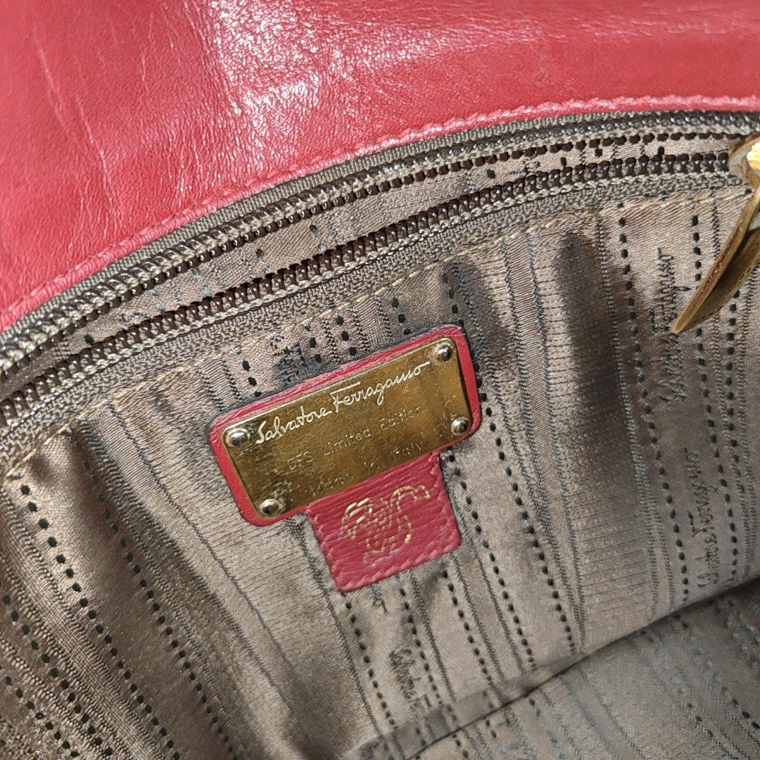 Quilted Calfskin Red