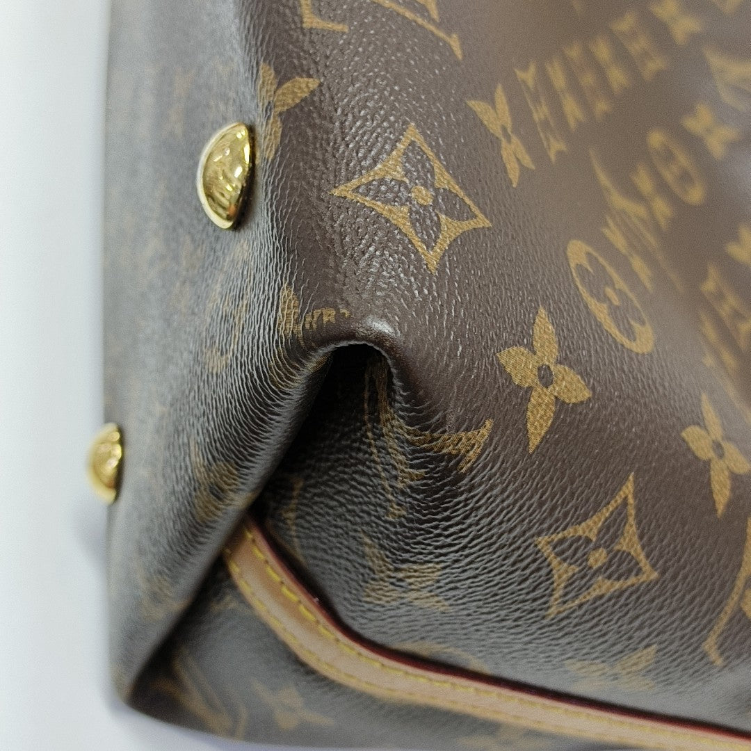 CARRYALL PM Monogram Coated Canvas Brown