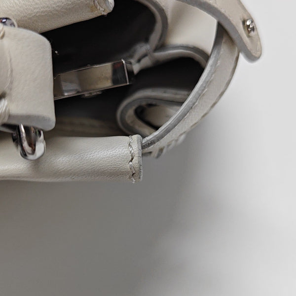 Peekaboo Mini Calfskin White
