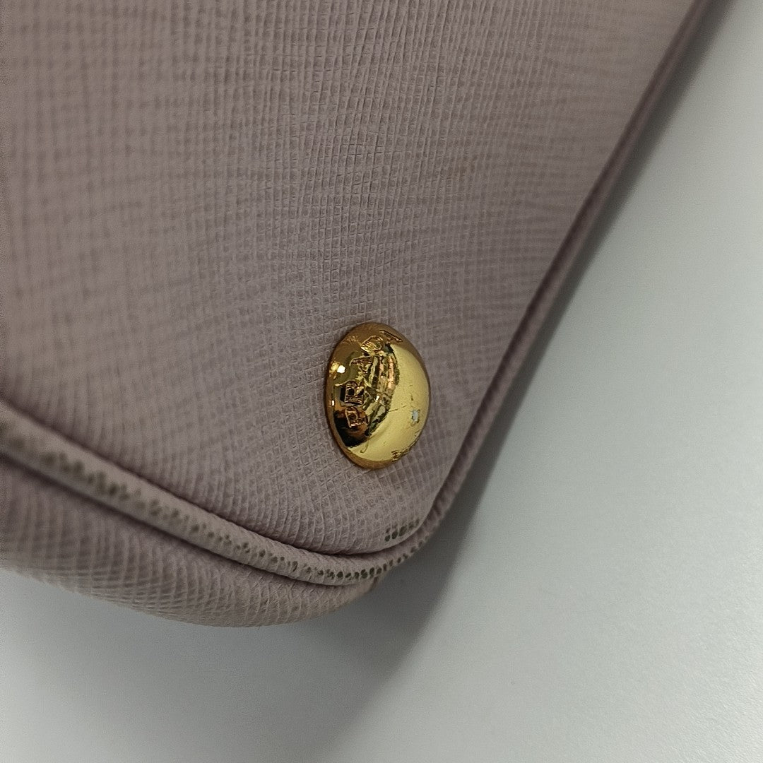 Galleria Medium Saffiano Calfskin Pink