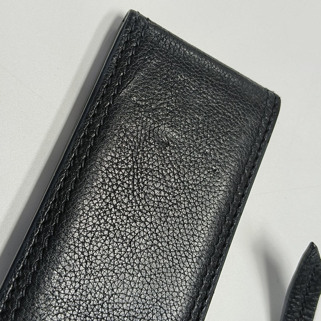 Etiquette Calfskin Black