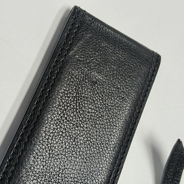 Etiquette Calfskin Black