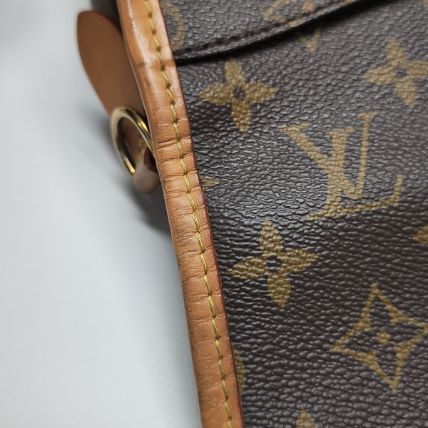 DIANE Monogram Coated Canvas Brown