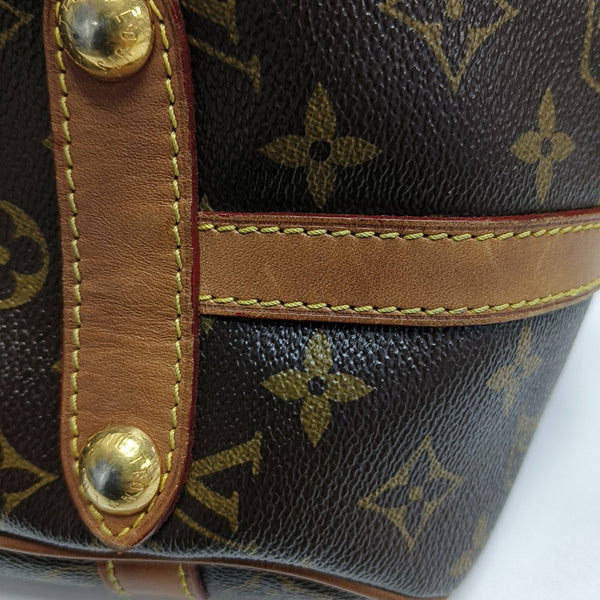 STRESA Monogram Coated Canvas Brown