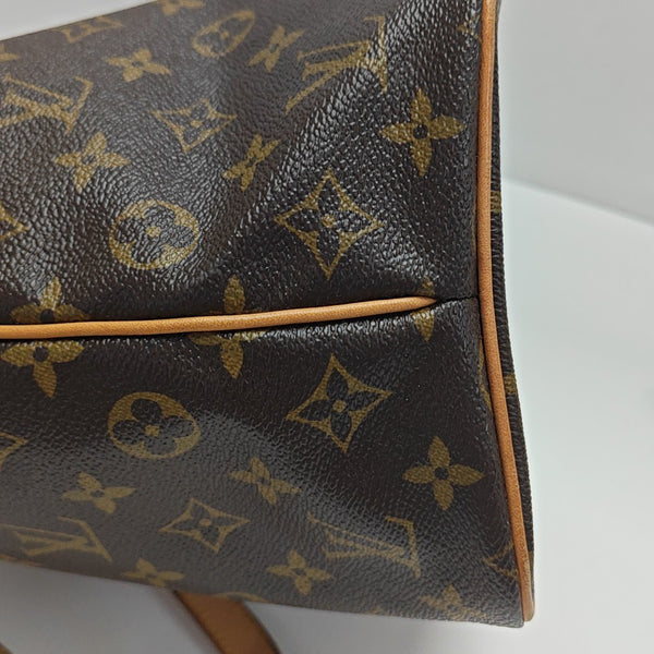PALERMO PM Monogram Coated Canvas Brown