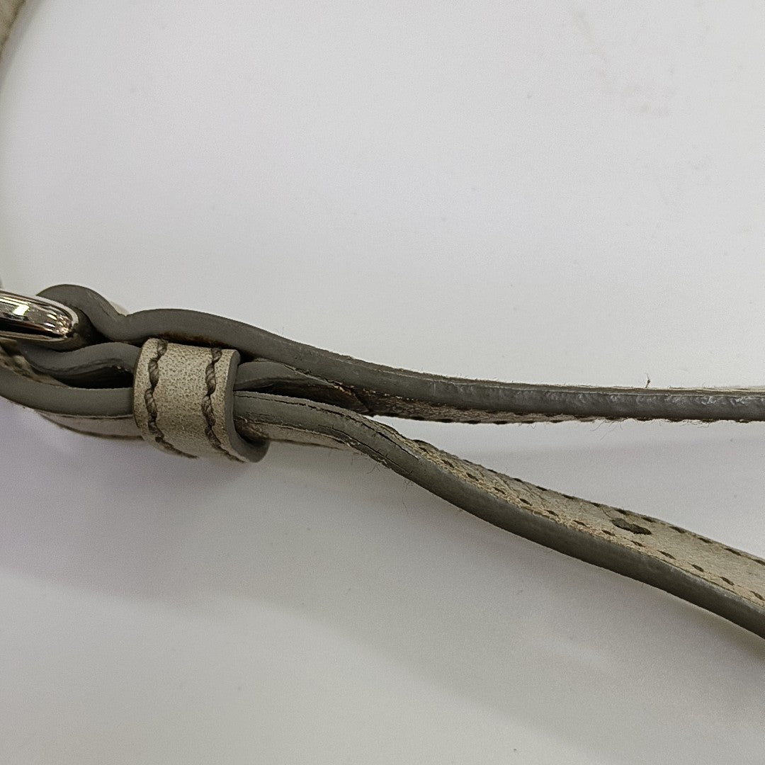 Shoulder Strap Calfskin Gray