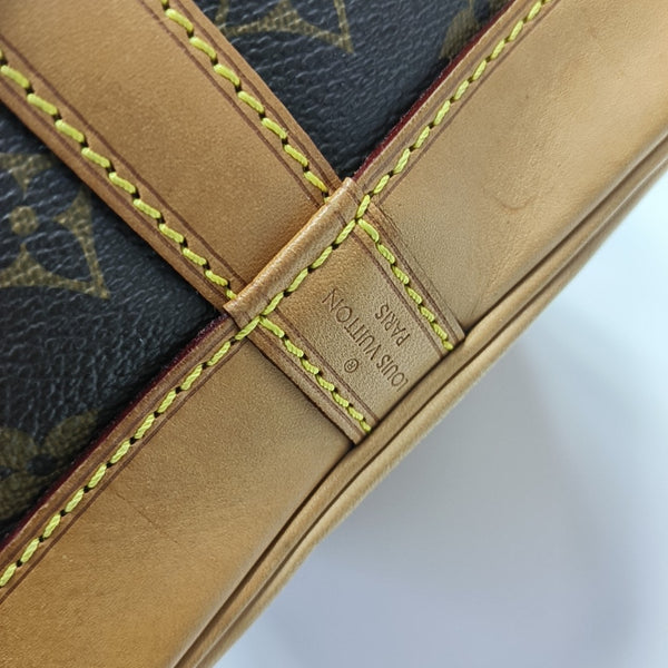 NOÉ MM Monogram Coated Canvas Brown