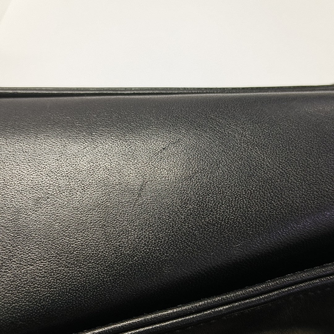 Calfskin Shoulder Bag Black