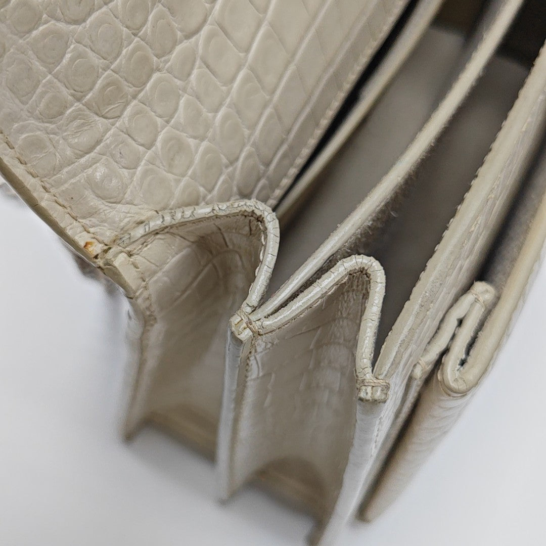 SUNSET Medium Calfskin Beige