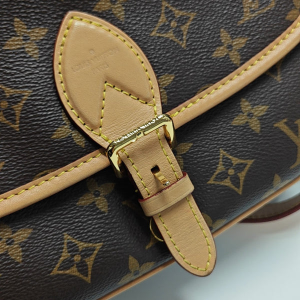 DIANE Monogram Coated Canvas Brown
