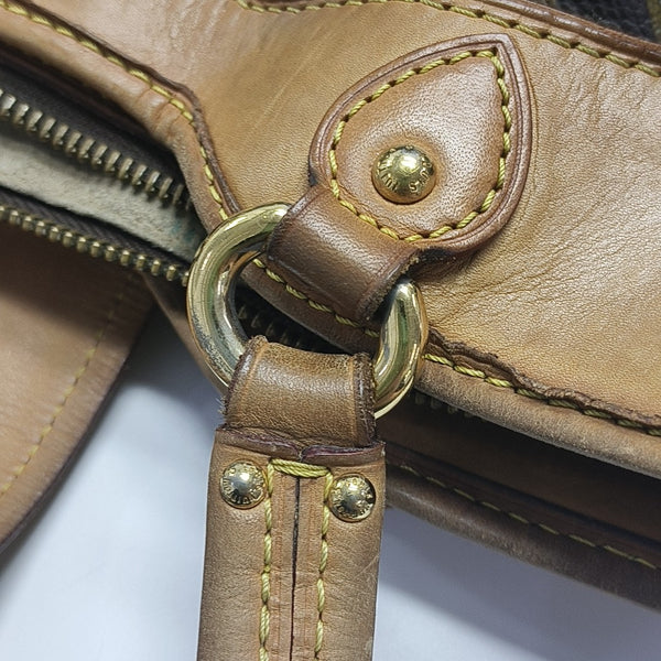 VINTAGE BOETIE PM Monogram Coated Canvas Brown