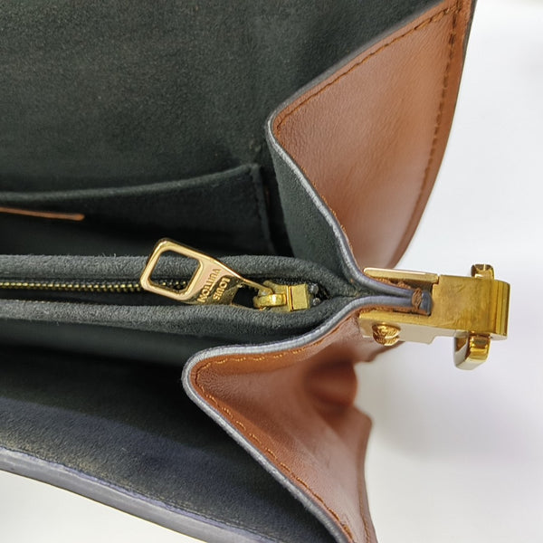 DAUPHINE MM Monogram Coated Canvas Brown