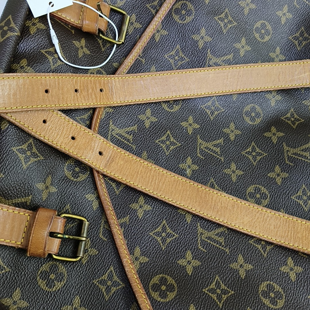 SAUMUR 43 Monogram Coated Canvas Brown