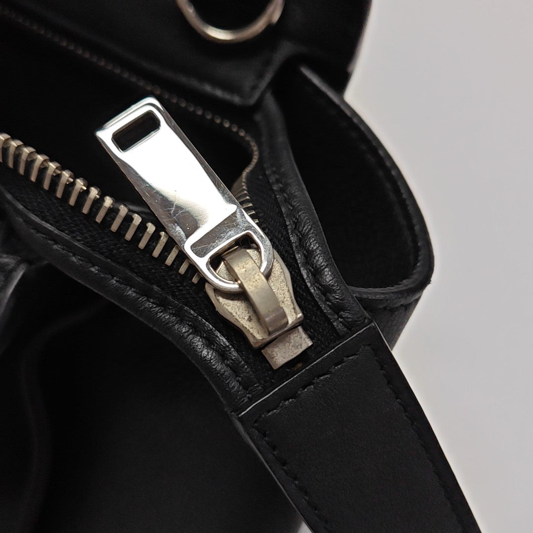 DOWNTOWN CABAS Calfskin Black
