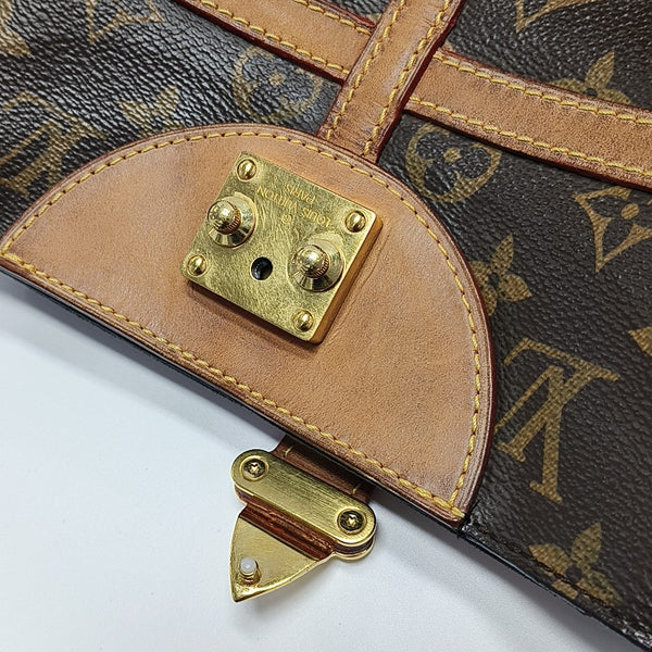 DUFFLE Monogram Coated Canvas Brown