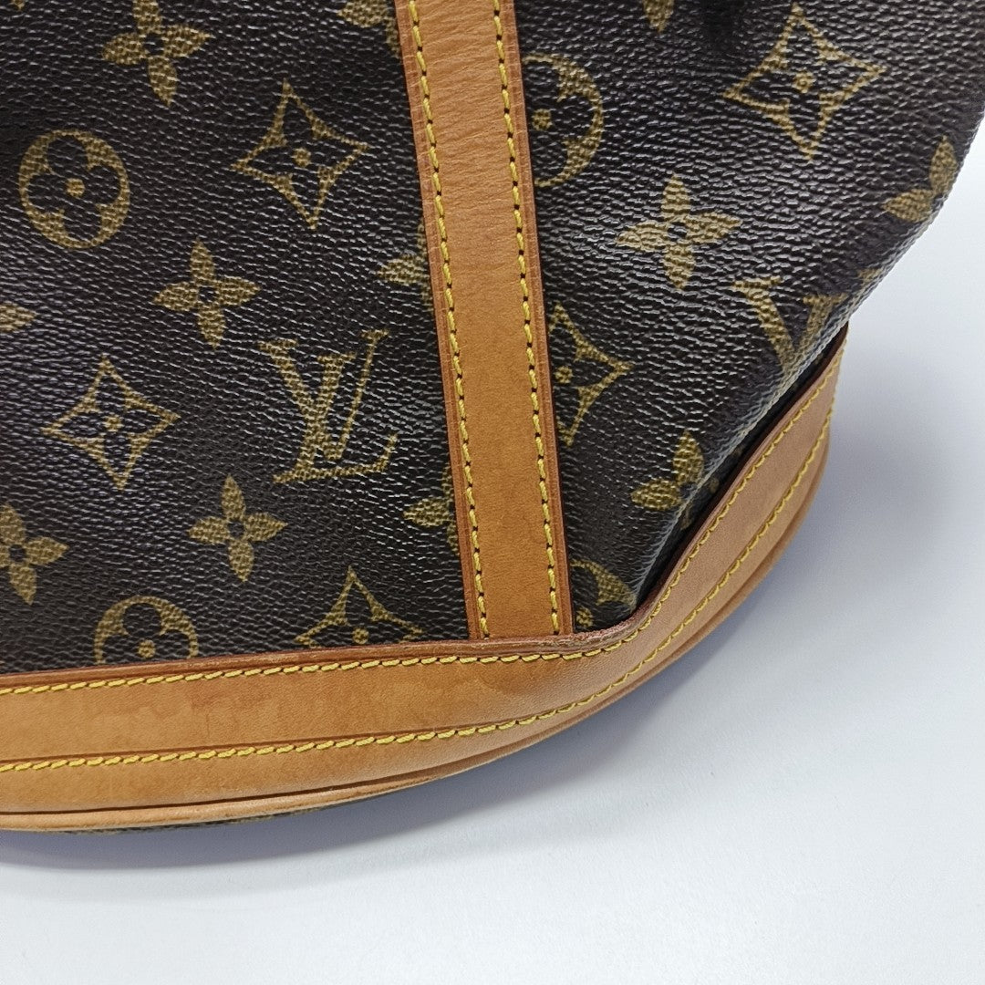 BUCKET GM Monogram Coated Canvas Brown