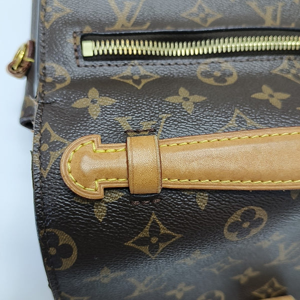 Lona Revestida Monogram marrón Métis MM
