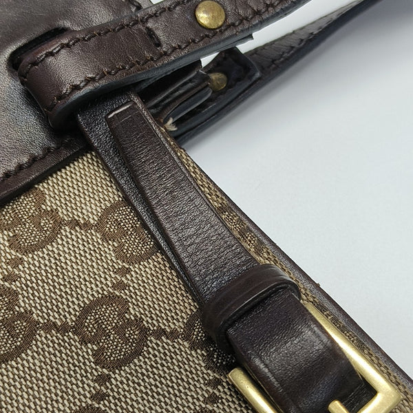 Monogram Canvas Tote Bag Brown