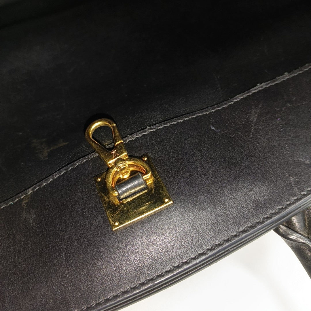 CITY STEAMER MM Calfskin Black