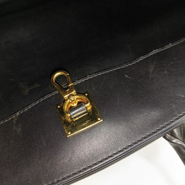 CITY STEAMER MM Calfskin Black