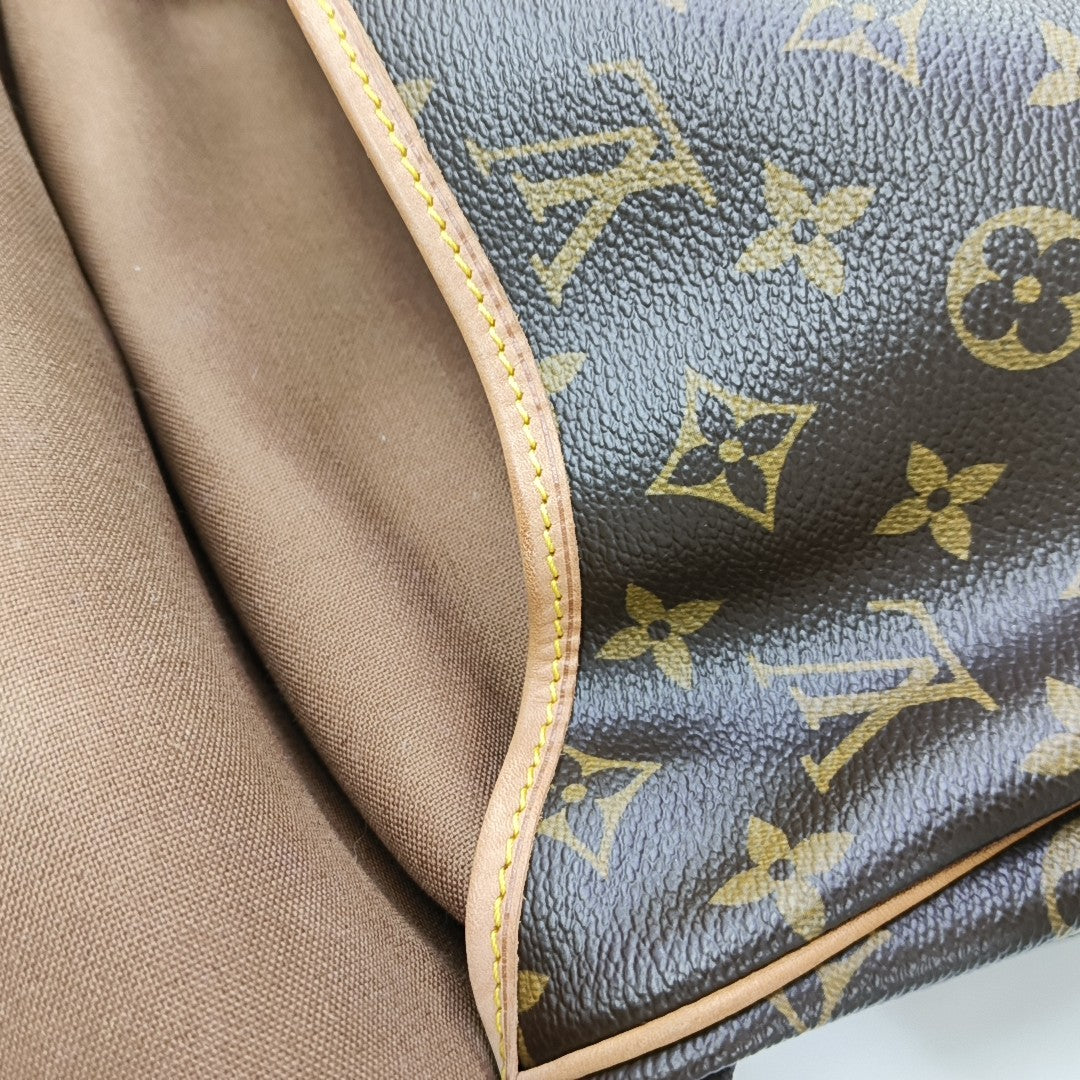 SAUMUR 30 Monogram Coated Canvas Brown