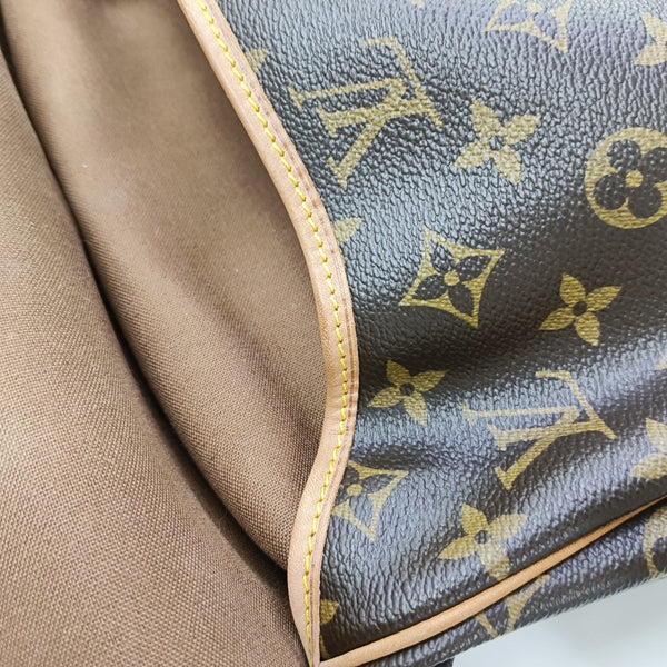 SAUMUR 30 Monogram Coated Canvas Brown