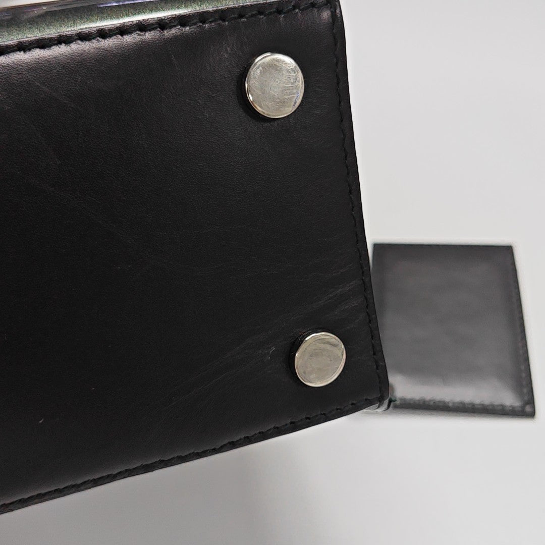 Padlock Work Patent Leather Green